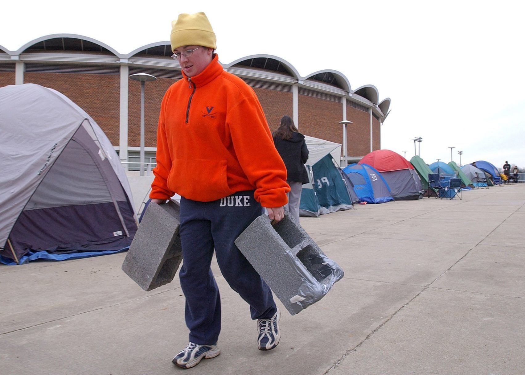 Camping out for Duke-UVA